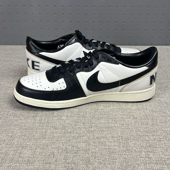Nike Terminator Low Mens 13 FQ8127-030 Black White Lifestyle Casual Shoes Panda - Picture 6 of 10